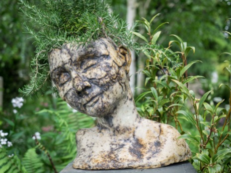 Bust with Plant by Petter Garrard